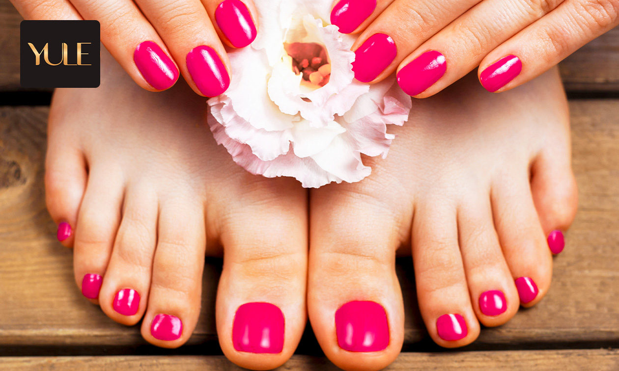 Manicure- en/of pedicurebehandeling + semi permanente nagellak in Ukkel