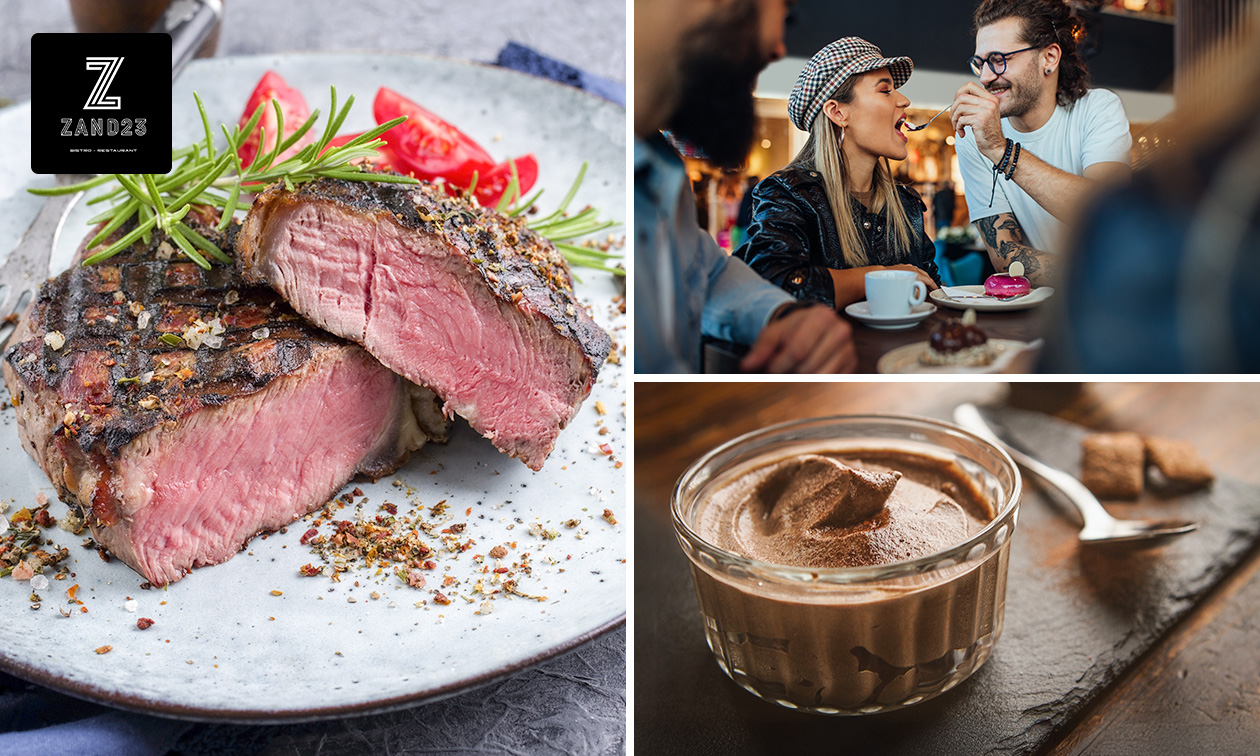 2- of 3-gangendiner à la carte bij Zand 23