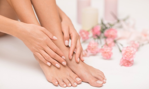 Pedicurebehandeling of voet detox