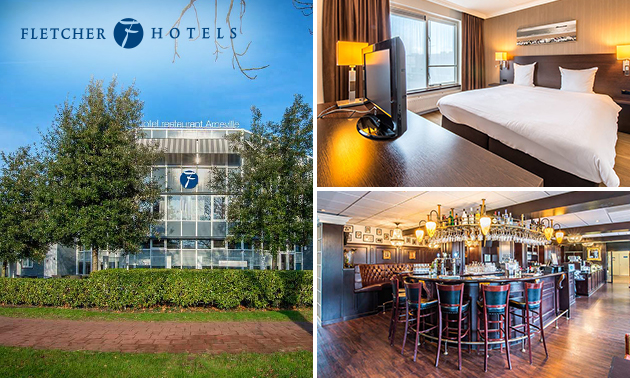 Overnachting voor 2 + evt. ontbijt en 3-gangendiner bij Fletcher Hotels