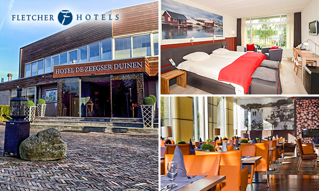 Nuit pour 2 + évtl. petit-déjeuner et dîner en 3 services au Fletcher Hotels